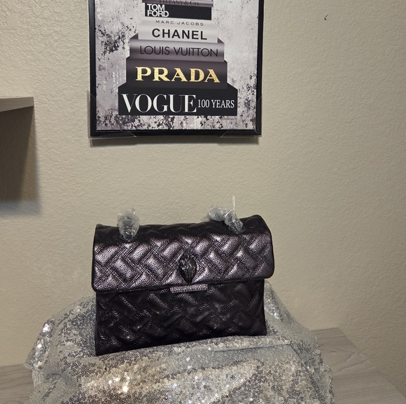 Kurt Geiger Black Quilted Women's Bag NEW - Picture 1 of 7